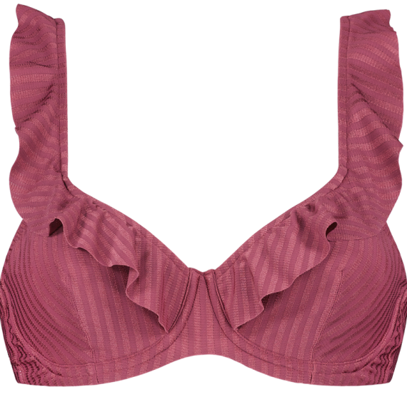 Beachlife Dark Rose Beugel Bikinitop