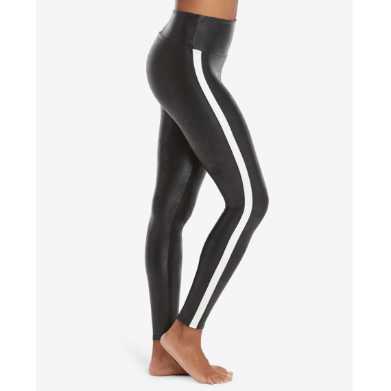 Spanx Faux Leather Side Stripe Legging 