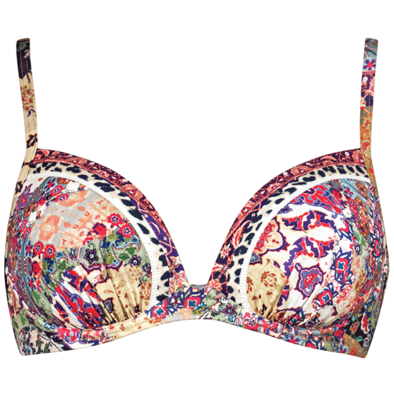 Watercult Vintage Boho Voorgevormde Bikinitop Eclectic Mix