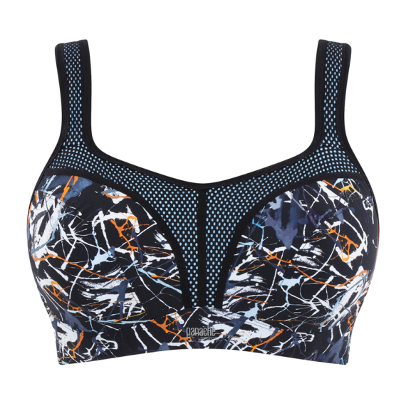 Panache Voorgevormde Sport BH Ink Splat 