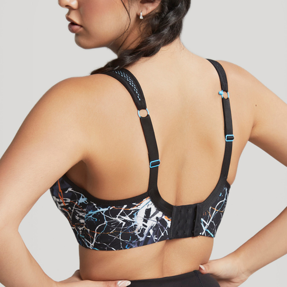 Panache Voorgevormde Sport BH Ink Splat 