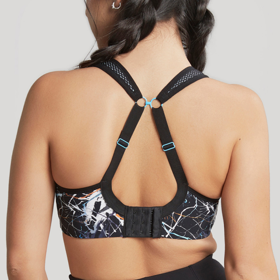 Panache Voorgevormde Sport BH Ink Splat 