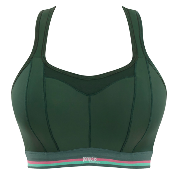 Panache Sport Voorgevormde Sport BH Zonder Beugels Forest Green