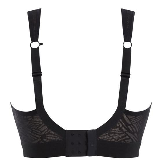 Panache Voorgevormde Sport BH Zonder Beugel Black Latte