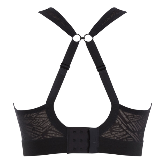 Panache Voorgevormde Sport BH Zonder Beugel Black Latte