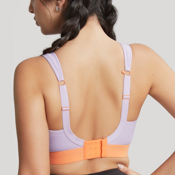 Panache Sport Voorgevormde Sport BH Zonder Beugels Lilac Orange